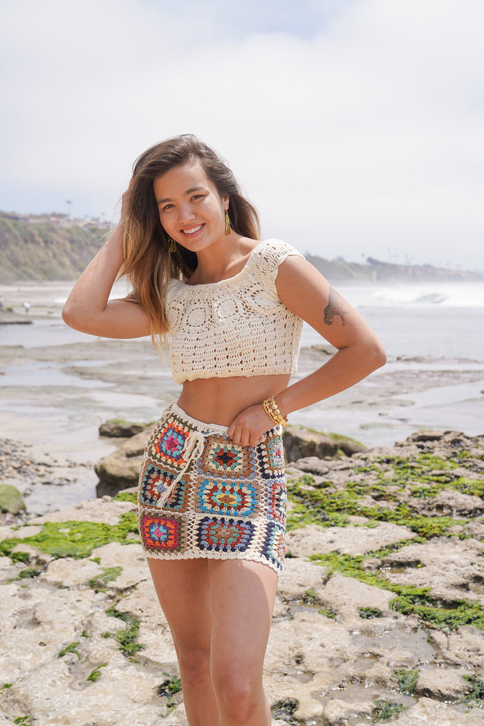 Flower Power Tube Skirt | Shop Bali Queen