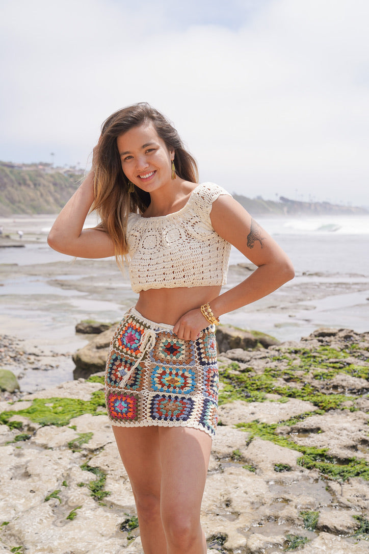 Flower Power Tube Skirt | Shop Bali Queen