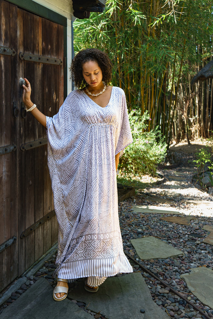 Mojave Cinched Long Caftan | Shop Bali Queen
