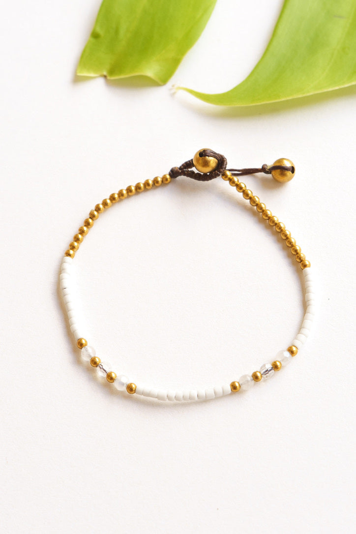 Matte Ceramic Gemstone Bracelet | Shop Bali Queen