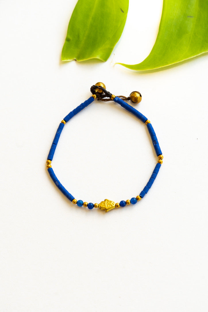 Matte Ceramic Hamsa Bracelet | Shop Bali Queen
