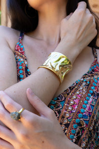 Golden Wave Cuff | Shop Bali Queen