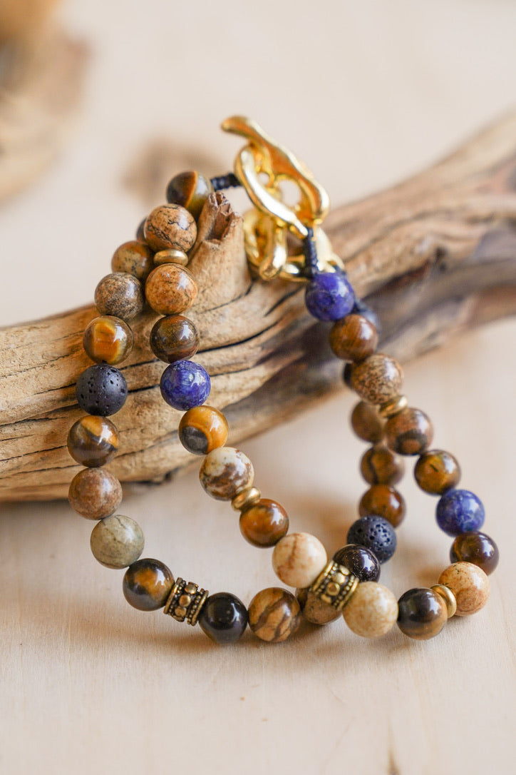Unisex Stone Toggle Bracelet | Shop Bali Queen