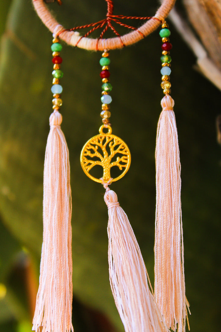 Mini Crystal & Stone Tree of Life Dreamcatcher | Shop Bali Queen