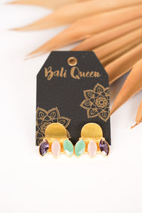 Dasha Lotus Stud Earring | Shop Bali Queen