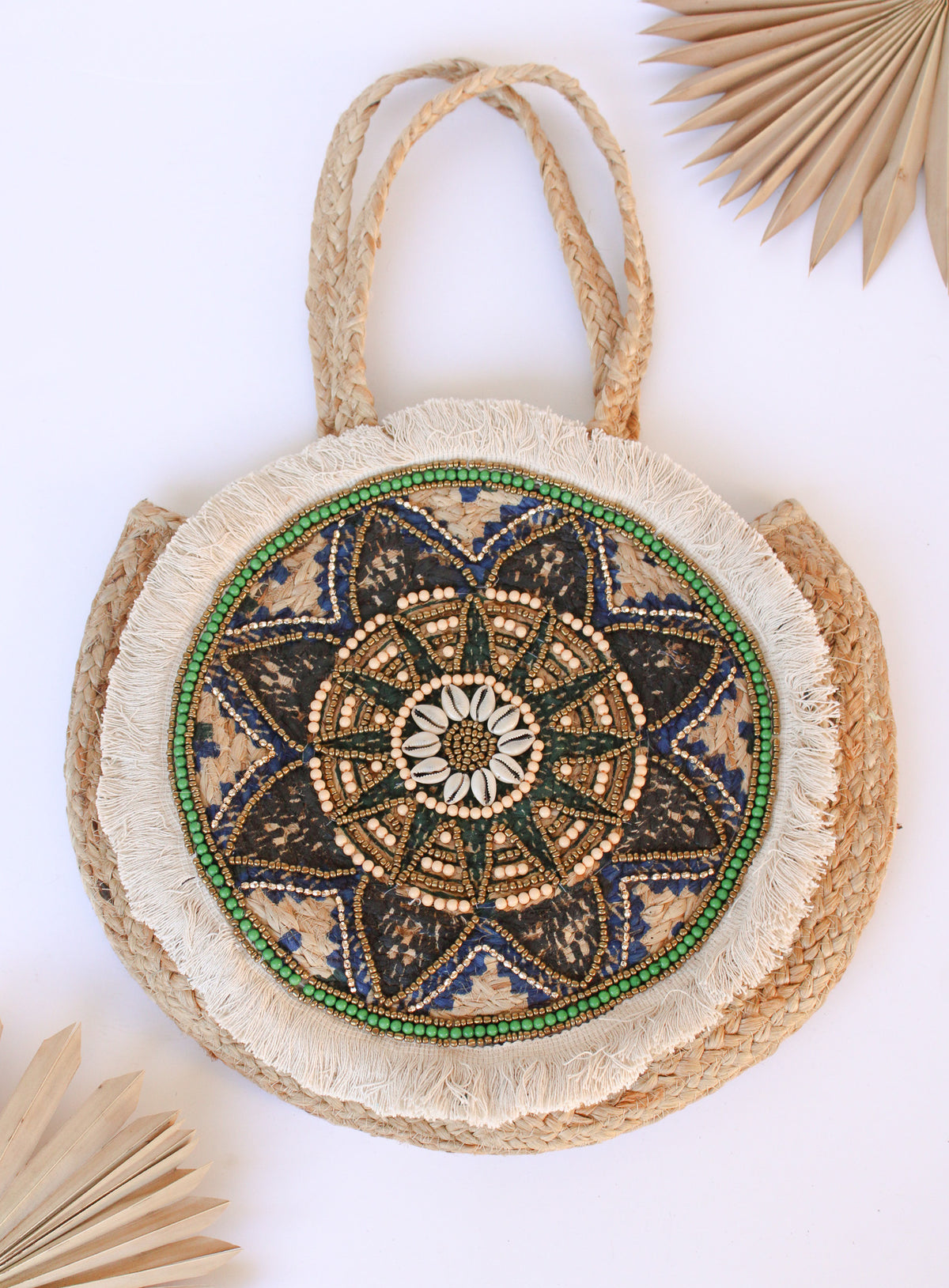 Boho Jute Flower Tote | Shop Bali Queen