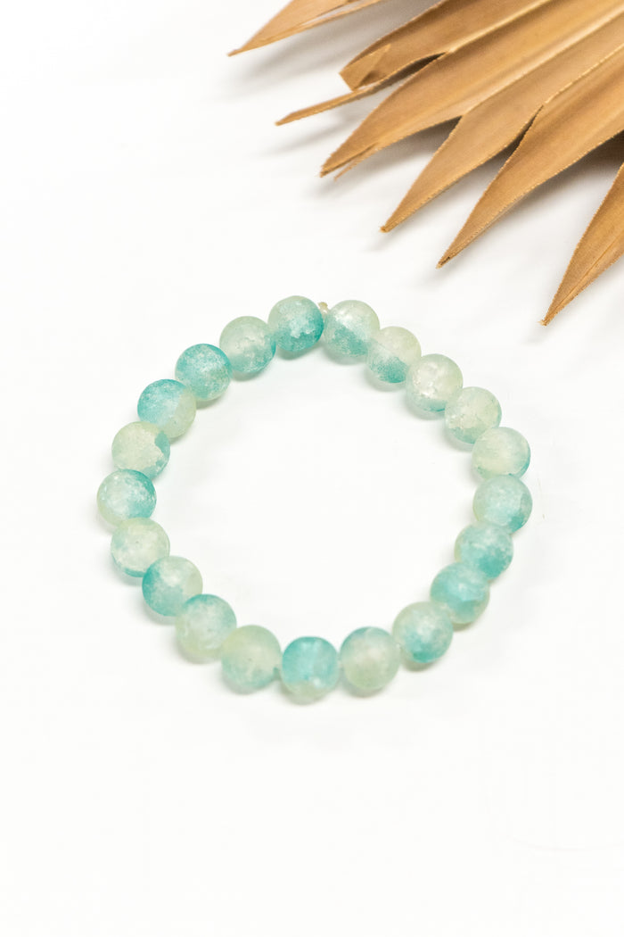 Sea Breeze Stone Stretch Bracelet | Shop Bali Queen
