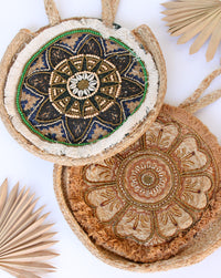 Boho Jute Flower Tote | Shop Bali Queen