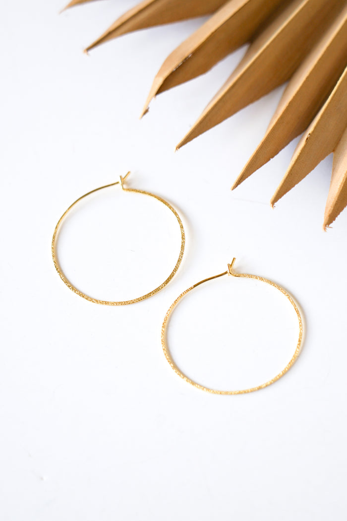 Golden Horizon Hoop Earring | Shop Bali Queen