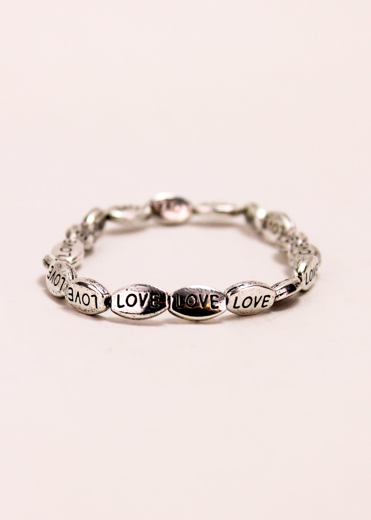 Love Alloy Stretch Bracelet #38