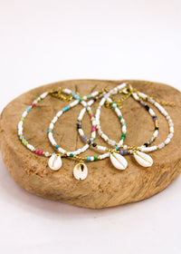 Catalina Cowrie Anklet