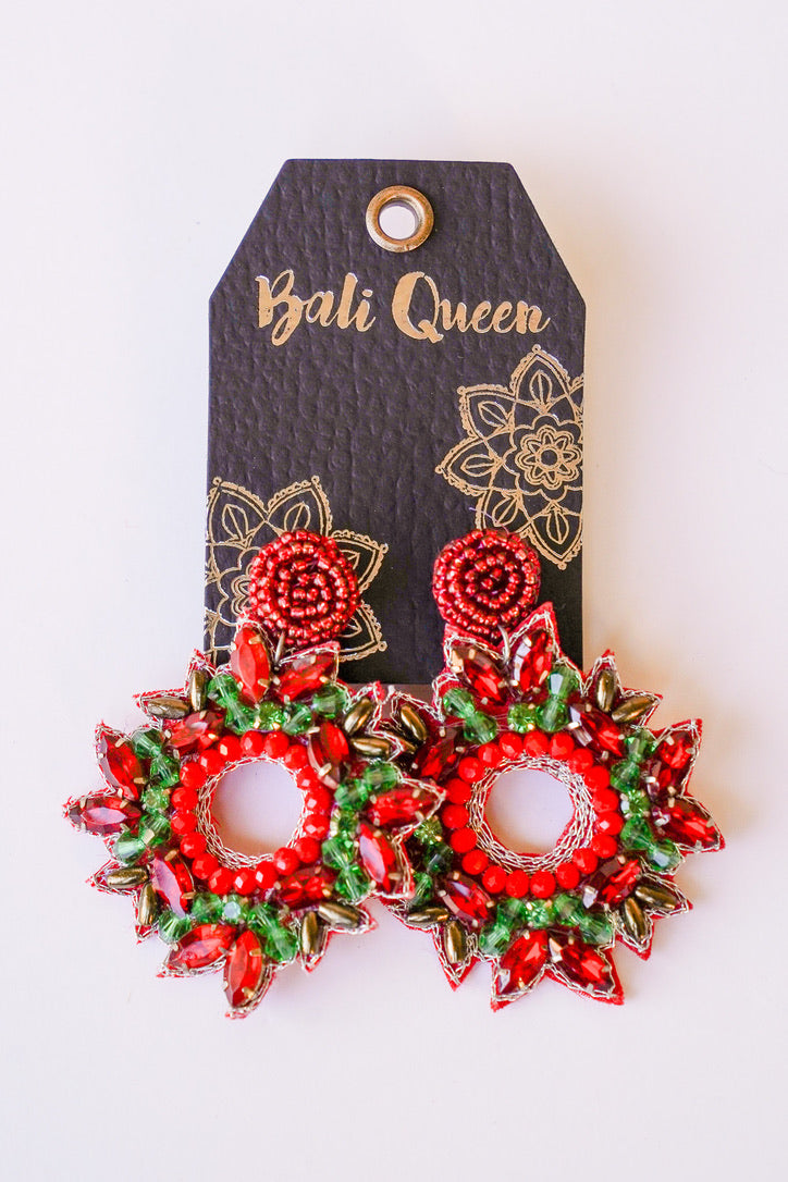 Holiday-Licious Wreath Earring