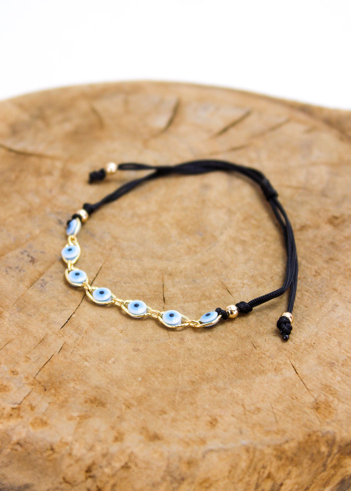 Mini Evil Eye Pull Bracelet | Shop Bali Queen