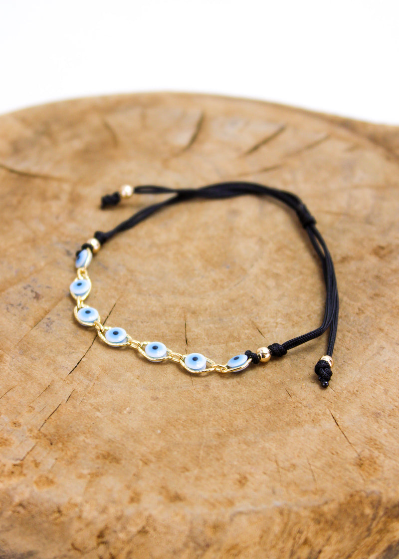 Mini Evil Eye Pull Bracelet