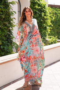 Bombay Jeweled Long Caftan | Shop Bali Queen