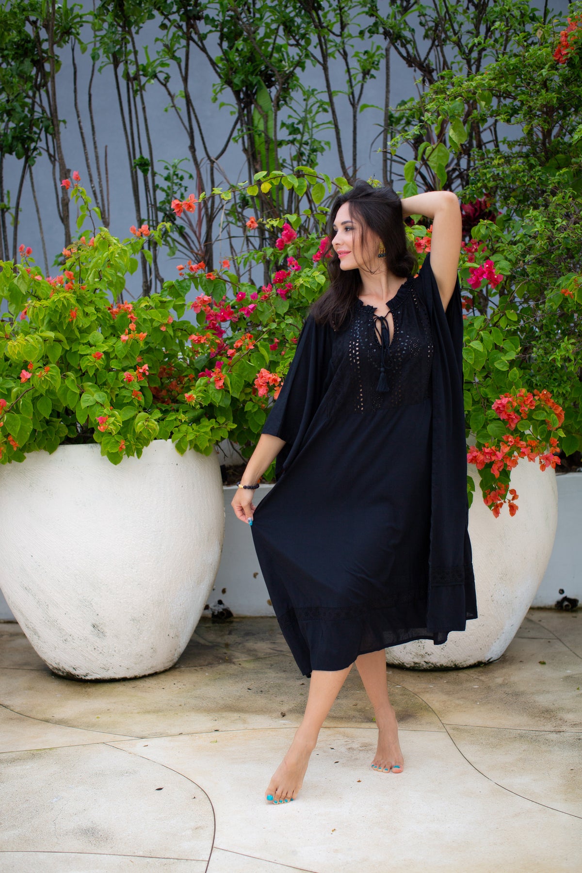 Eyelet Gypsy Caftan | Shop Bali Queen