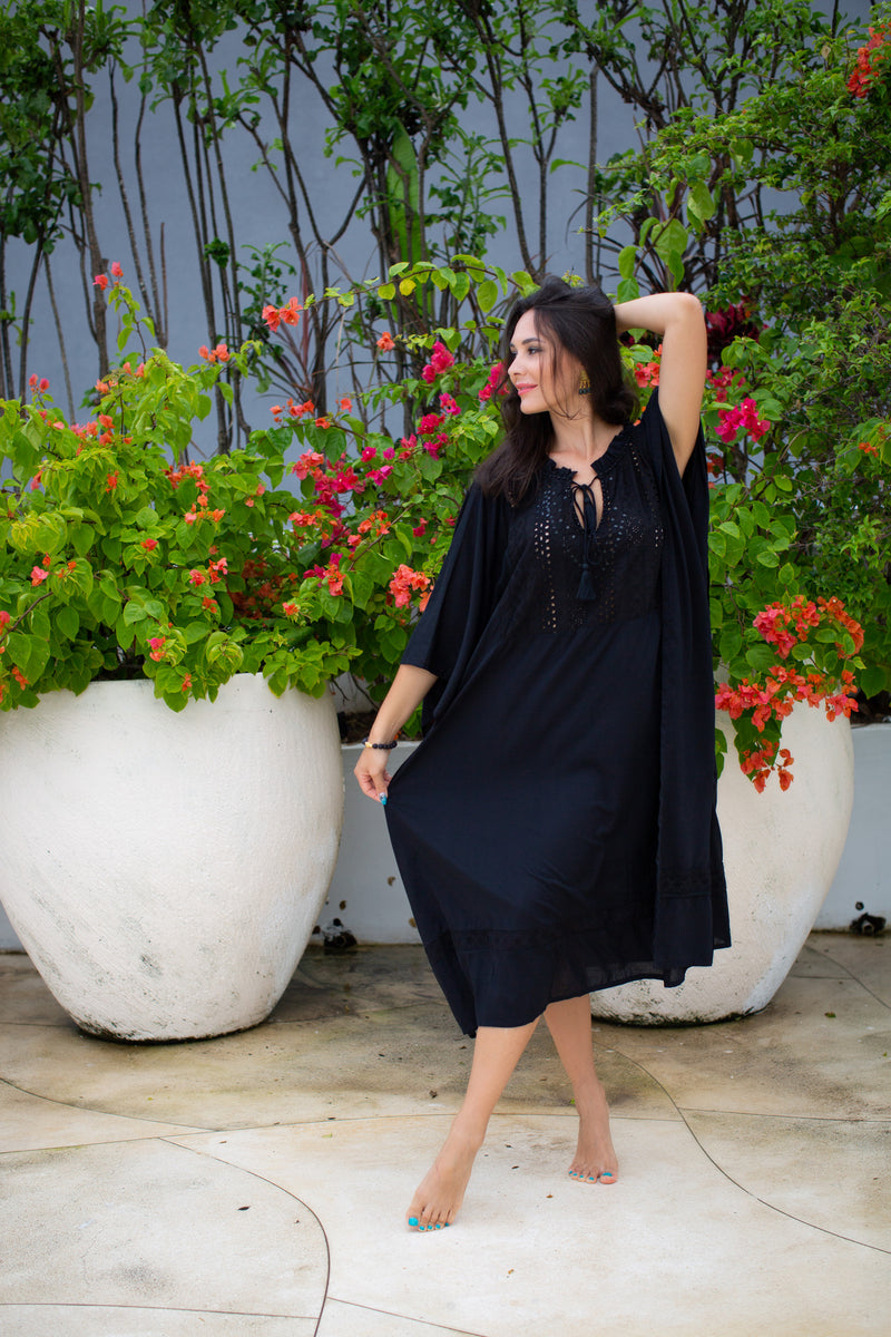 Eyelet Gypsy Caftan | Shop Bali Queen