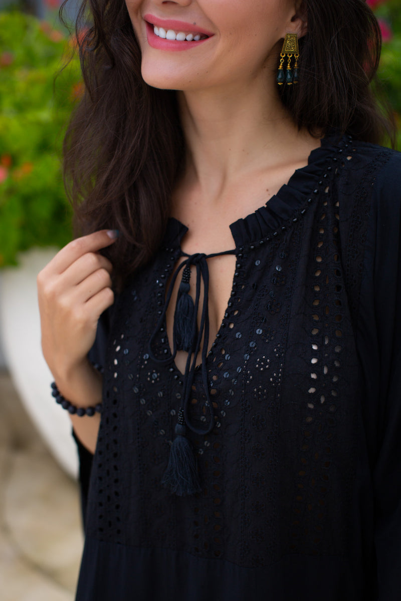 Eyelet Gypsy Caftan | Shop Bali Queen