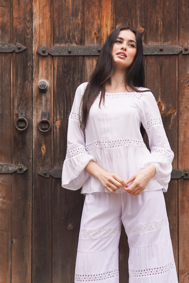 Eyelet Gypsy Top | Shop Bali Queen