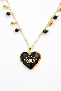 Isla Heart Charm Necklace | Shop Bali Queen