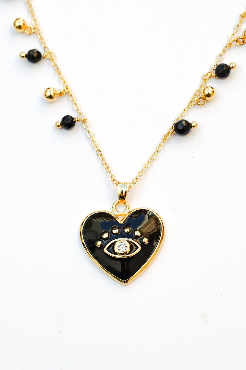 Isla Heart Charm Necklace | Shop Bali Queen