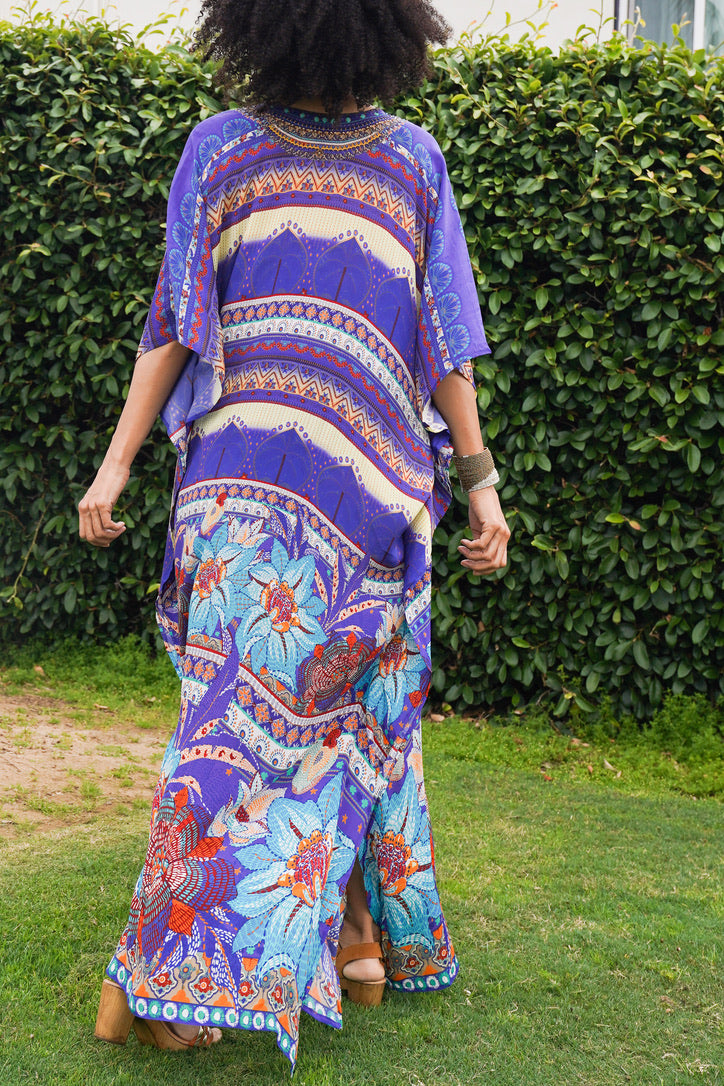 Bombay Jeweled Long Caftan | Shop Bali Queen