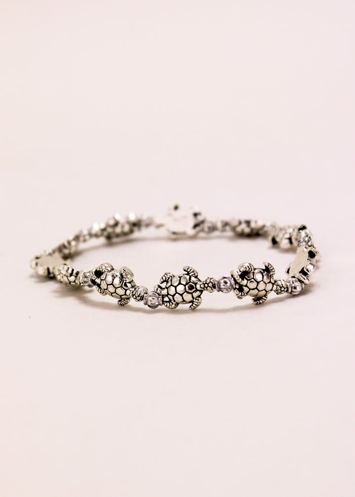 Sea Turtle Alloy Stretch Bracelet #45 | Shop Bali Queen