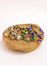 Crystal Flower Anklet 5 Pack | Shop Bali Queen