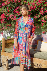 Bombay Boho Shirt Dress | Shop Bali Queen
