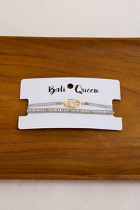 Fatima Crystal 2 Pack Bracelets | Shop Bali Queen