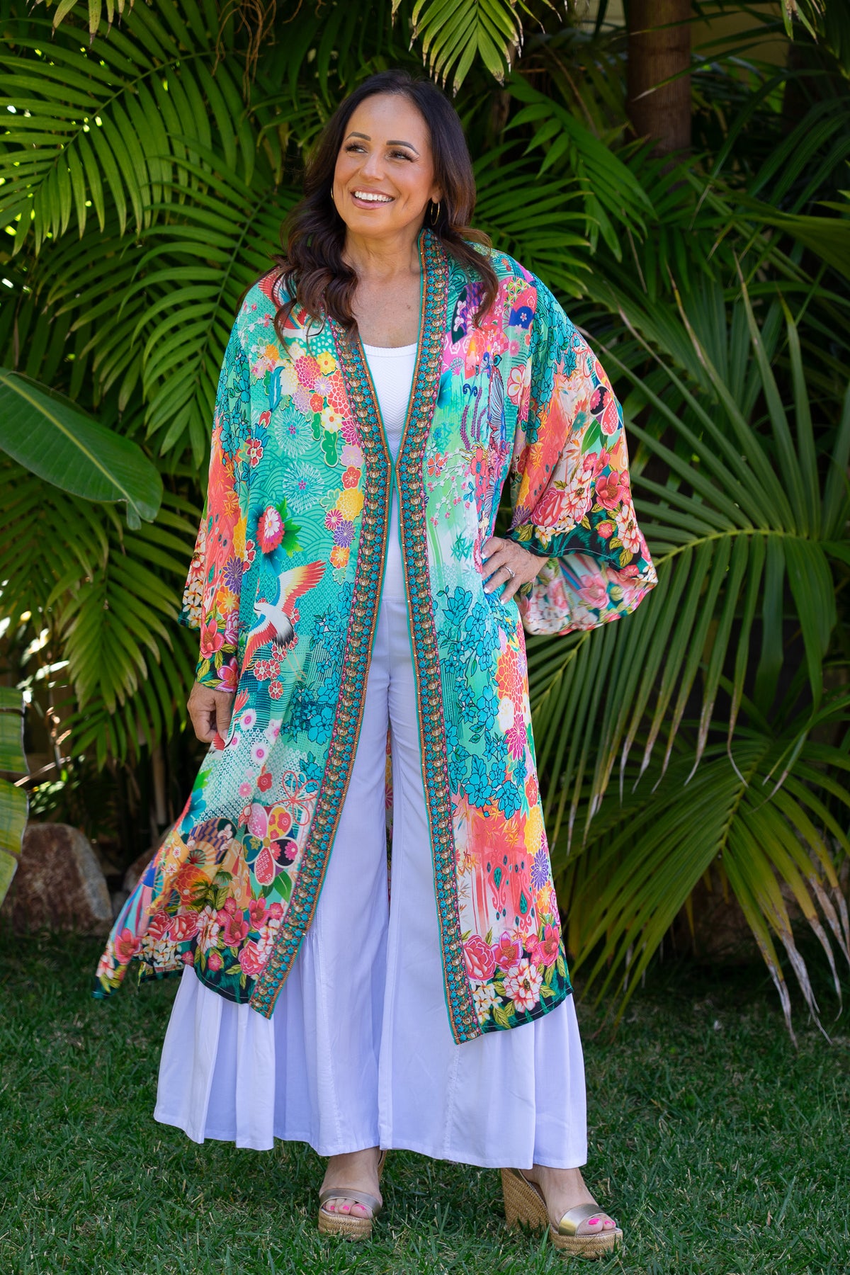 Bombay Jeweled Kimono | Shop Bali Queen