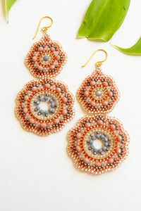 Reef Bloom Beaded Drop Earrings | Shop Bali Queen