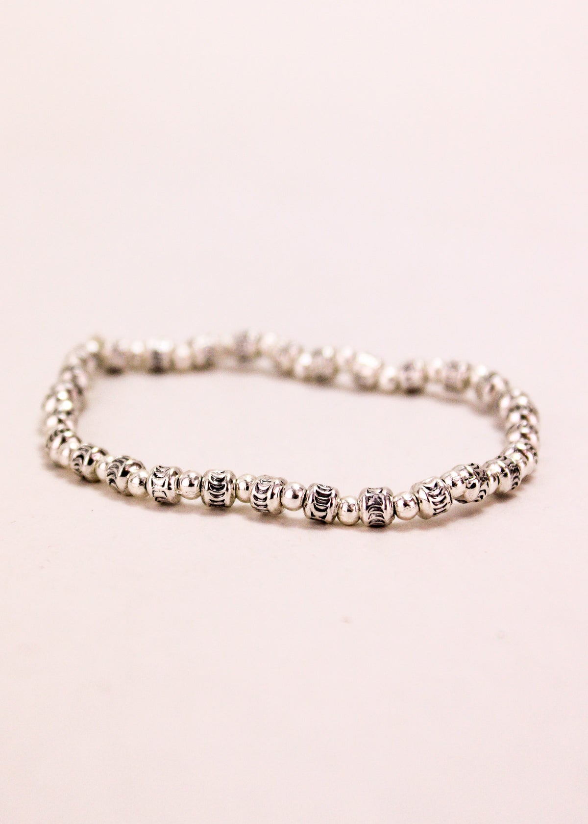 Moon Cylinder Alloy Stretch Bracelet #4