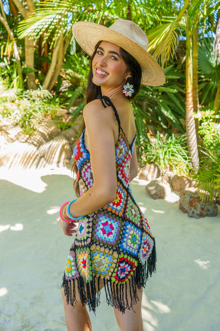 Crochet Shag Dress | Shop Bali Queen