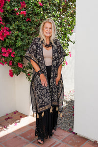 Boho Blossom Long Kimono | Shop Bali Queen