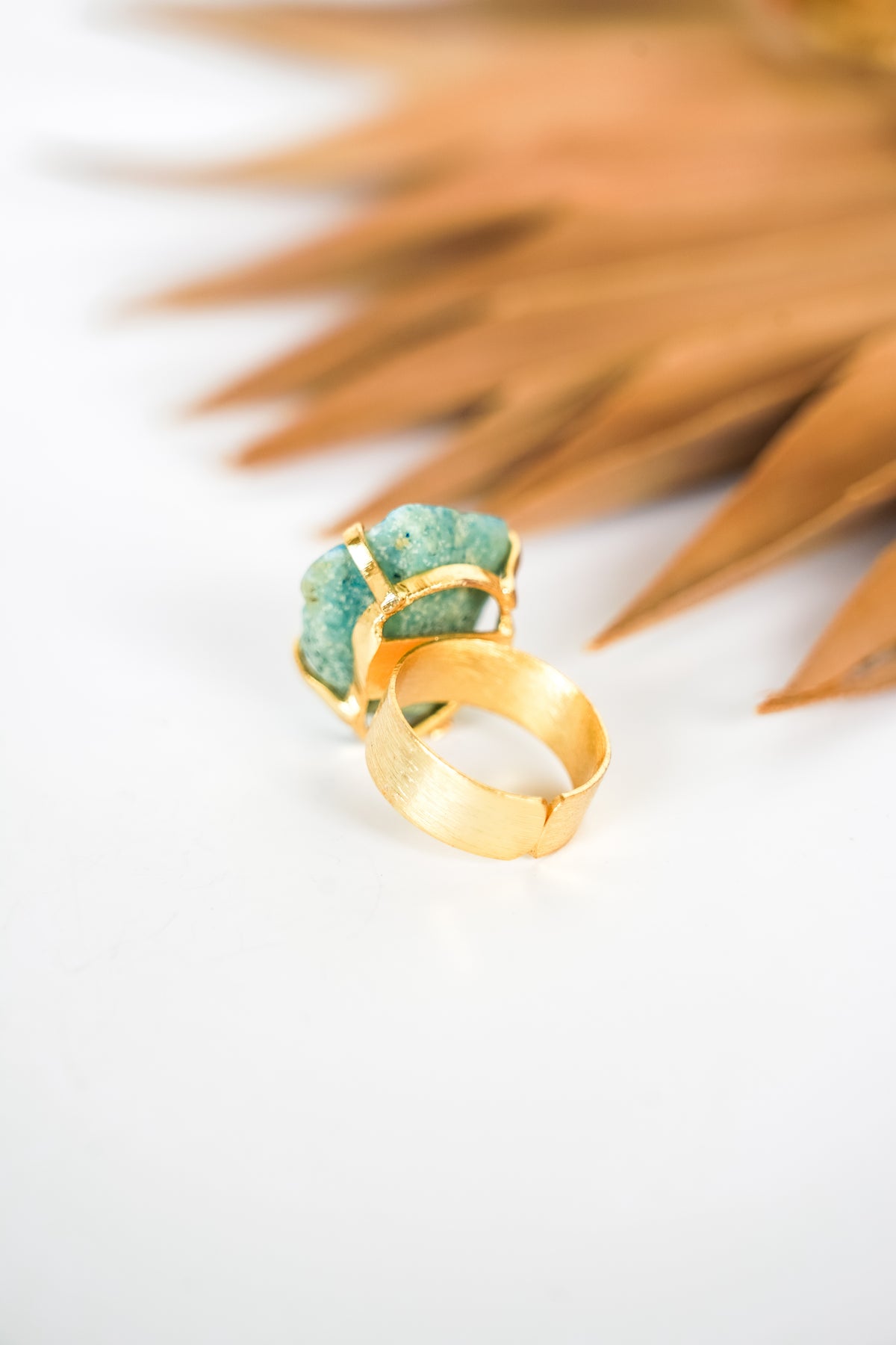 Dasha Blue Druzy Agate Ring | Shop Bali Queen