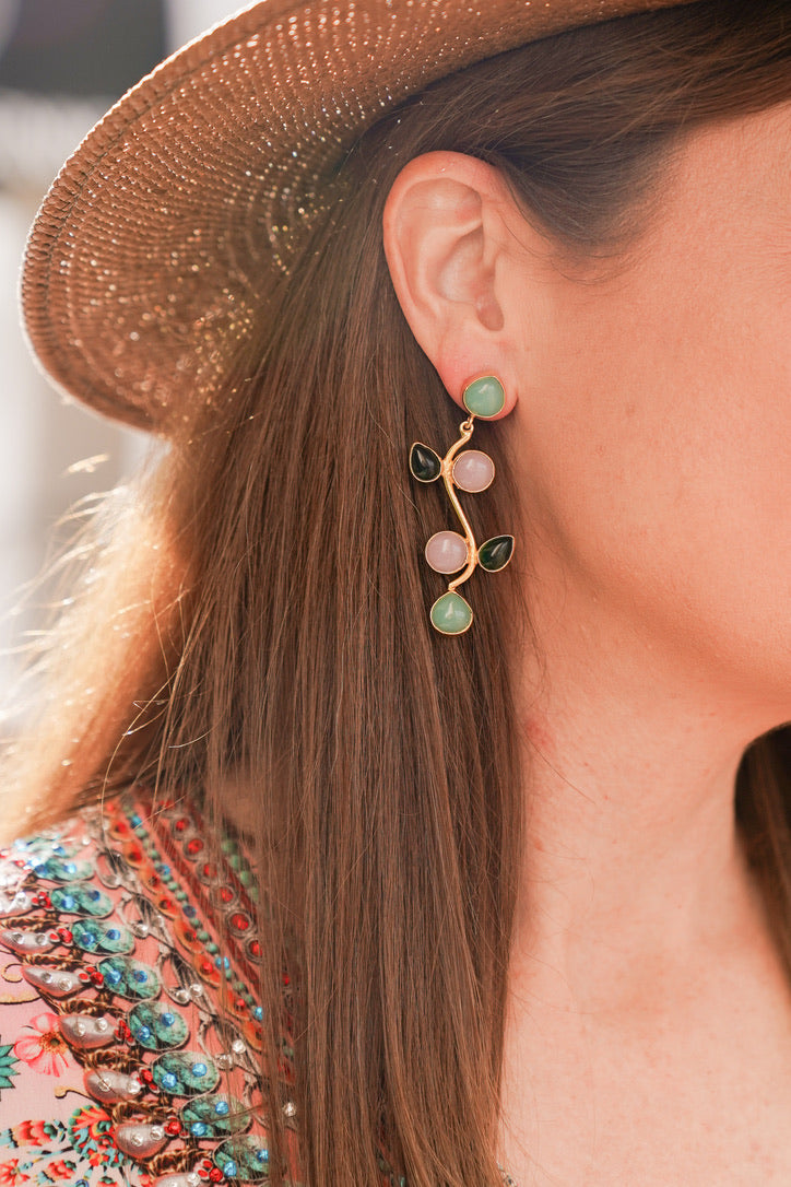 Dasha Stone Vine Earring | Shop Bali Queen