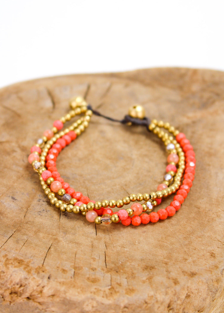 Triple Strand Simplicity Bracelet