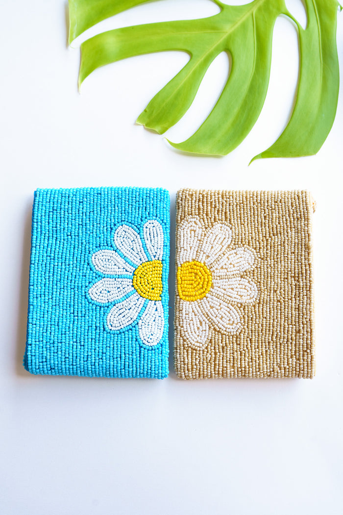 Daisy Mae Beaded Coin Bag