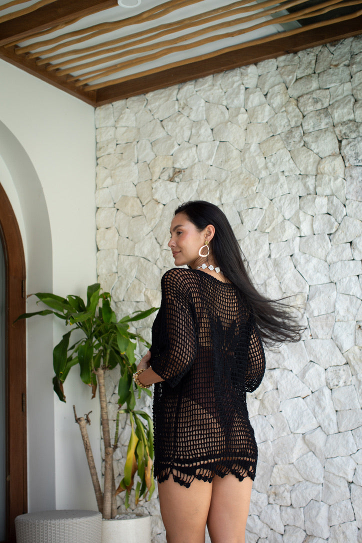 Crochet Magnolia Kimono | Shop Bali Queen