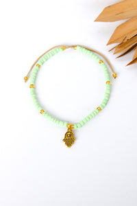 Under the Sun Solid Hamsa Anklet