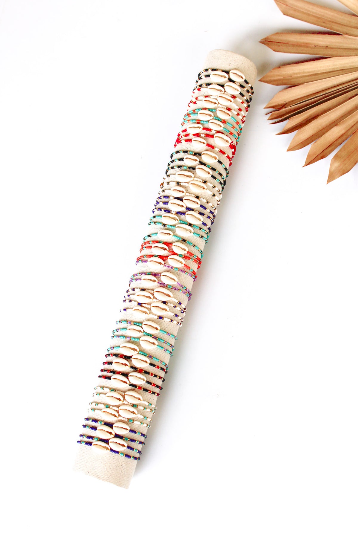 50pc Surfy Bead Shell Tube