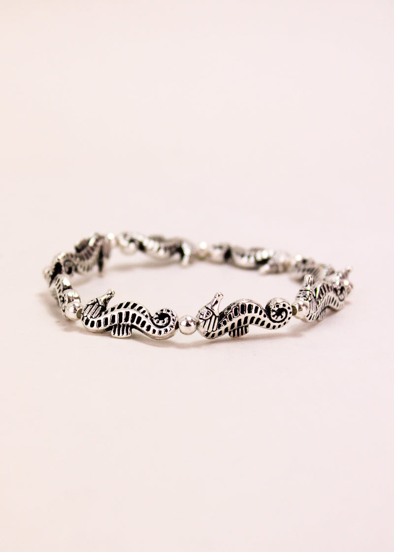 Seahorse Alloy Stretch Bracelet #5