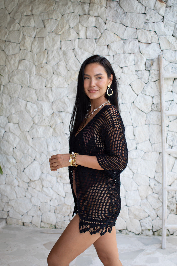 Crochet Magnolia Kimono | Shop Bali Queen