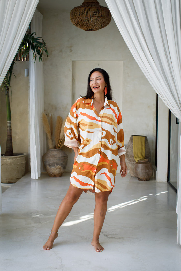 Kiki Shirt Dress | Shop Bali Queen