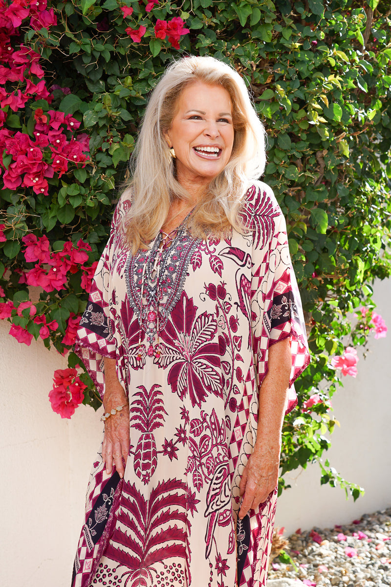 Bombay Jeweled Long Caftan | Shop Bali Queen