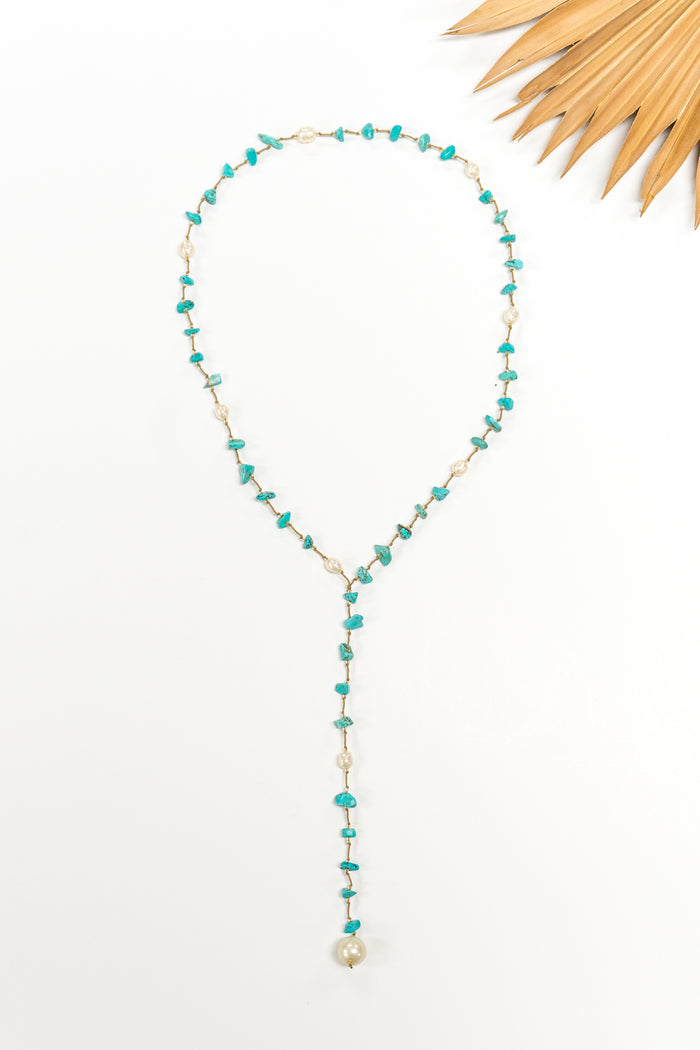 Sedona Stone & Pearl Necklace | Shop Bali Queen