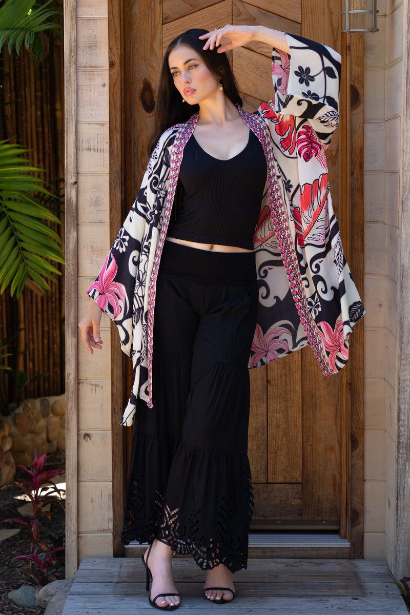 Bombay Short Jeweled Kimono | Shop Bali Queen