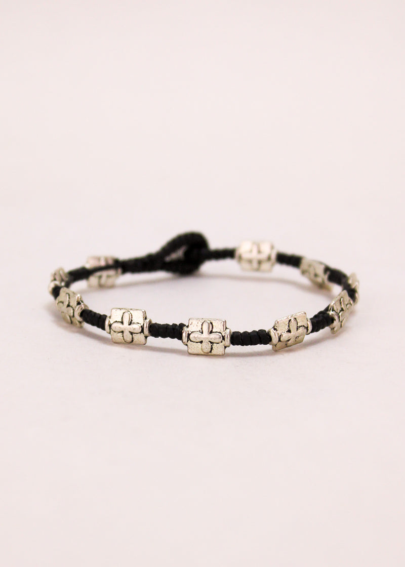 Square Cross Alloy Bracelet #63