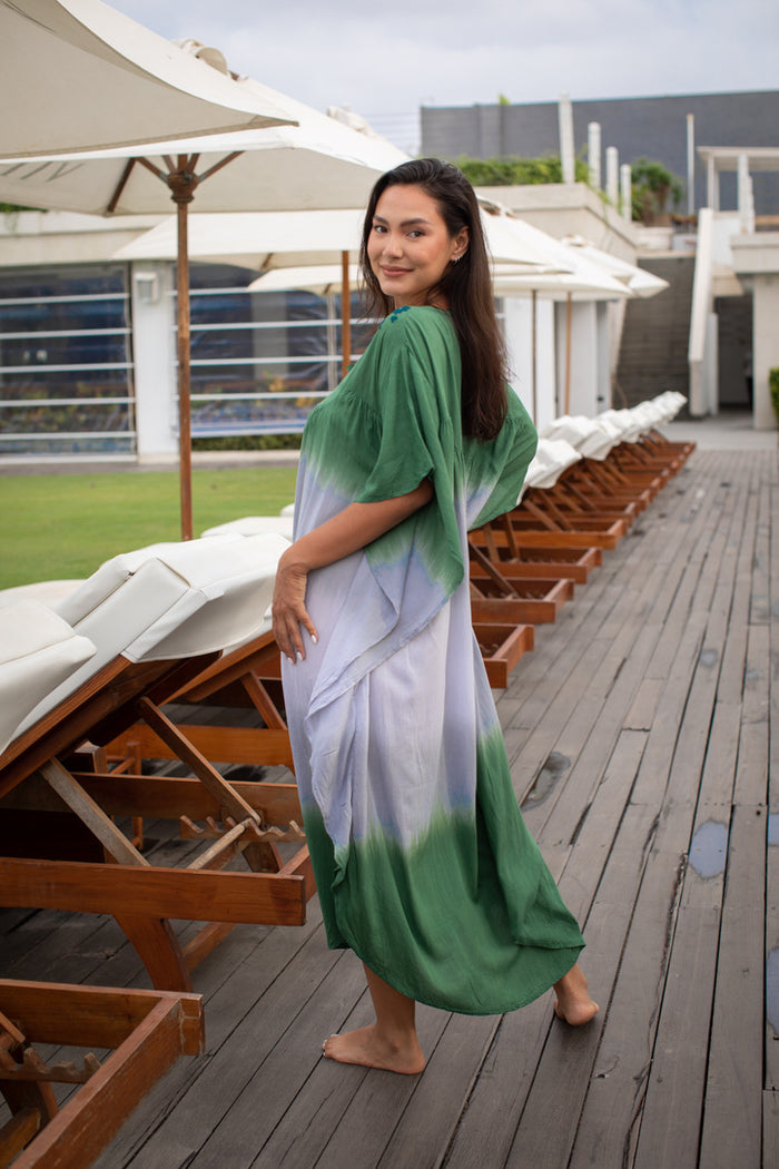 caftan, tie dye, bali queen, coco rose, rayon, new arrival